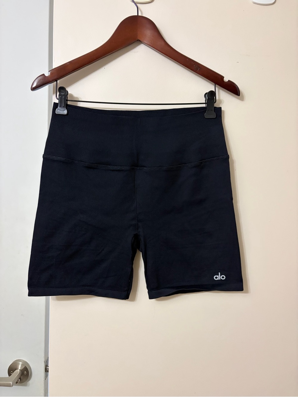 Alo Yoga Ribbed Bike Shorts